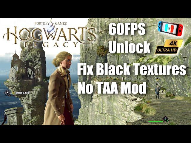 Hogwarts Legacy  ~ Fix Black Textures | No TAA | 60FPS | Ryujinx  | PC Switch Gameplay