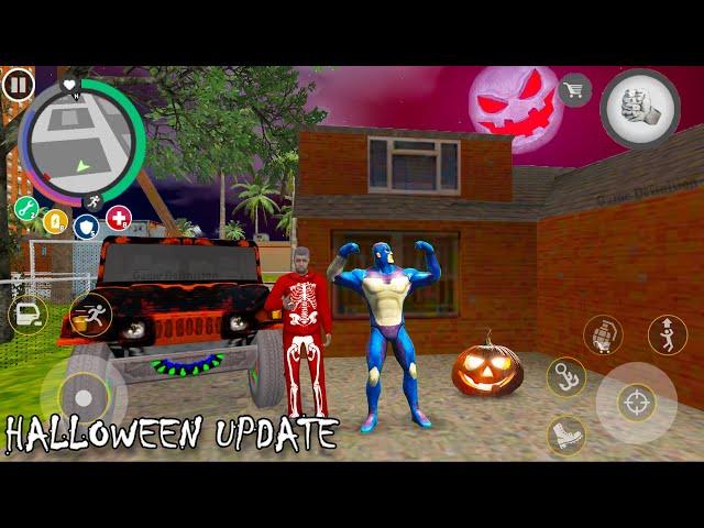 Halloween New Update v6.6 in Rope Hero Vice Town | Game Definition Hindi Tipson Horror Cartoon Video