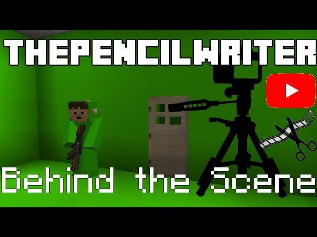 Behind the Scene SCP Minecraft |ThePencilwriter Video Making! | SCP-538 Shadow Spiders Editing