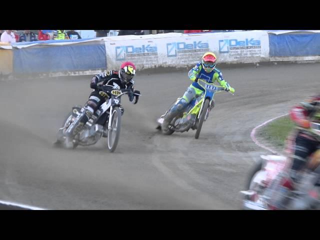 Moorwinkelsdam speedway 7 mei 2016  Heat 3  1e matthias thörnblom  2e mark riss  3e adrian miedzinsk