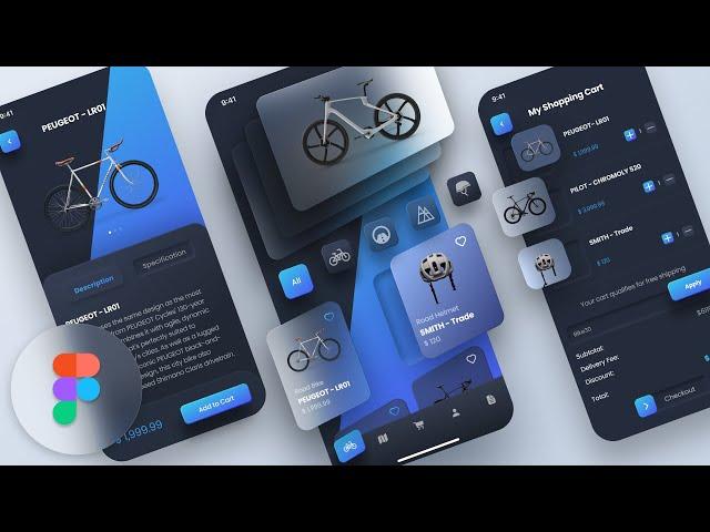 Figma UI Design Course - Create a Bike Shopping App