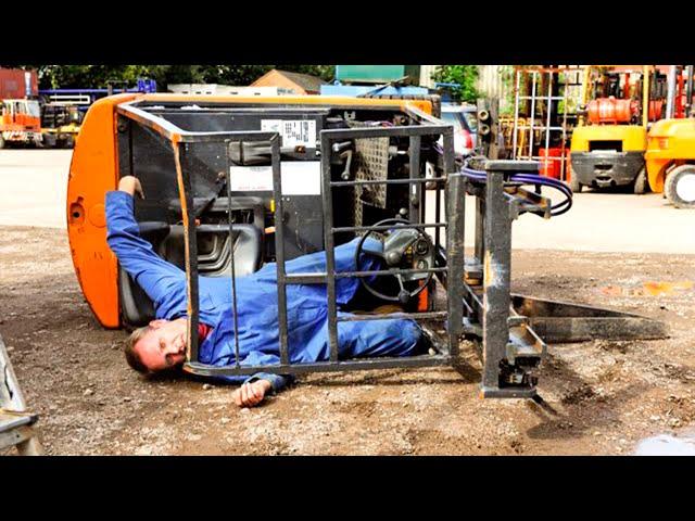 TOTAL FORKLIFT FAILS COMPILATIONS 2022 - IDIOTS DANGEROUS FORKLIFT FAILS 2022