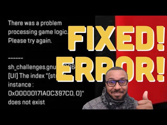 FIX: There was a problem processing game logic  Apex Legends stuck on loading screen
