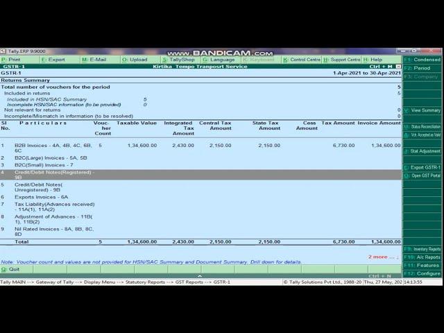 tally se GSTR 1 return kaise kare fil kar, 500 invoice hone par gstr 1 ki return file kare 2min main