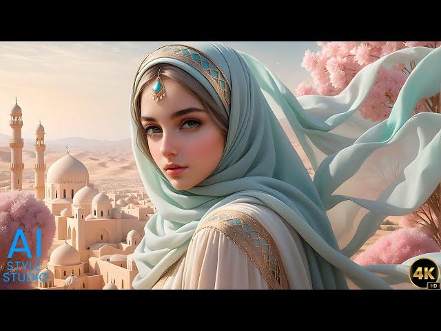 4K AI Art Lookbook Video of Arabian AI Girl ｜ Graceful Sophistication