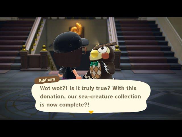 Animal Crossing: New Horizons - Last deep-sea creature and full Critterpedia