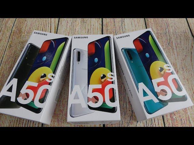 Samsung Galaxy A50s colors unboxing | camera test, fingerprint test, face unlock