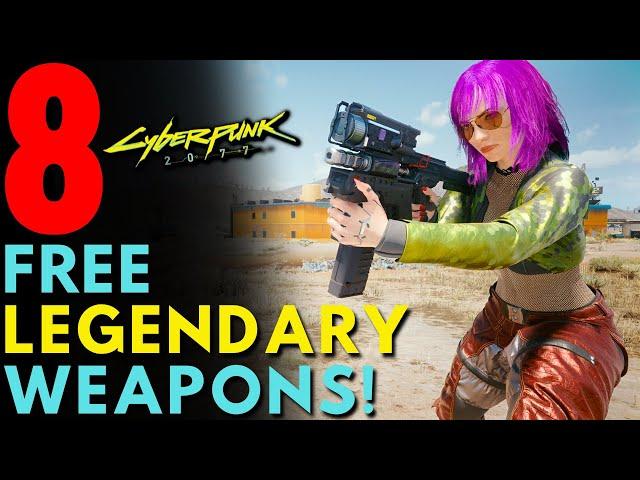 Cyberpunk 2077 - FREE LEGENDARY / TIER 5 WEAPONS! | Update 2.02 (Locations & Guide)