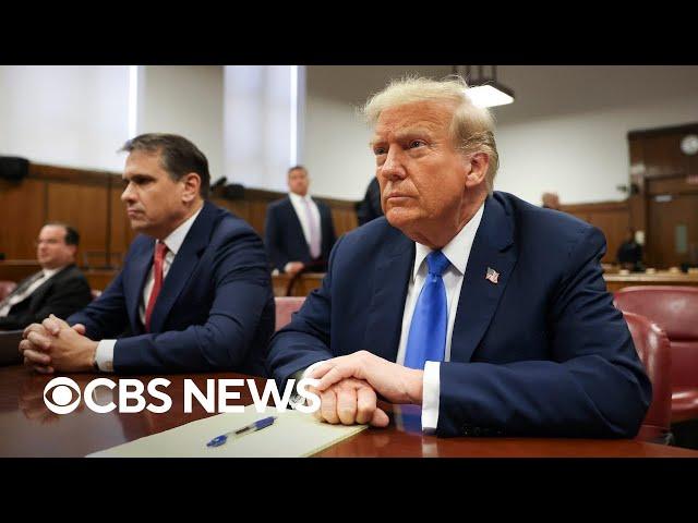 Trump "hush money" trial opening statements to start | full coverage