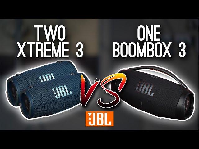 JBL Boombox 3 vs TWO JBL Xtreme 3