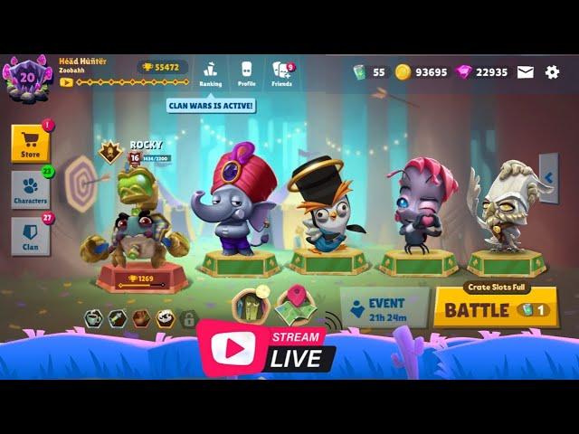 Zooba Live Squad Ricky Frank Fuzzy Buddy Phill Choose Favourite Character Game