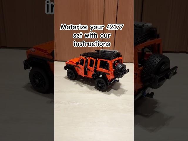 Full RC Mod | Fully motorize LEGO Technic 42177 Mercedes-Benz G500 #legotechnic #lego42177 #buwizz