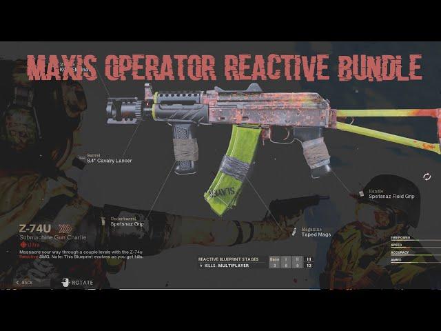 MAXIS OPERATOR bundle - Reactive AK74u, new FINISHING MOVE - showcase / short gameplay.