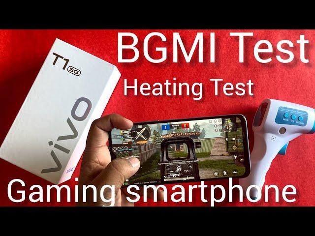 Vivo T1 5g Bgmi Test ( Pubg Test) Heating Test Best smartphone under budget for gaming//SD 695