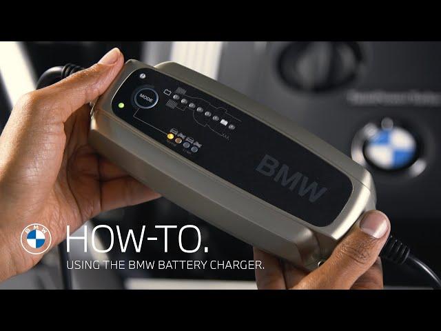 Using the BMW Accessory Battery Charger - How To