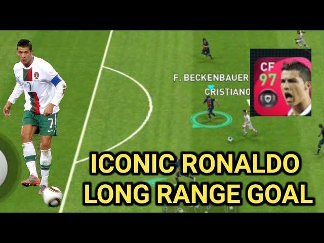 ICONIC RONALDO LONG RANGE GOAL, PES 2021 MOBILE