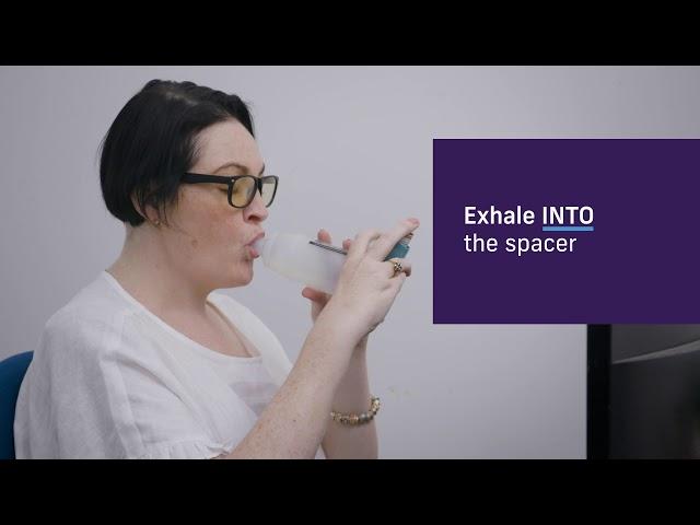 Asthma Australia - How to use a spacer and puffer - 4 breath technique