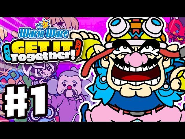 WarioWare: Get It Together! - Gameplay Walkthrough Part 1 - Story Mode (Nintendo Switch)