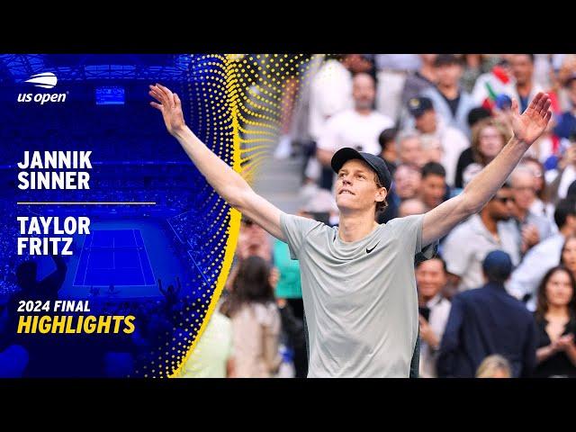 Jannik Sinner vs. Taylor Fritz Highlights | 2024 US Open Final