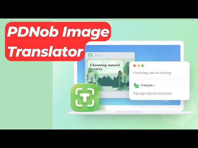 How to Convert Image to Text and Translate | PDNob Image Translator