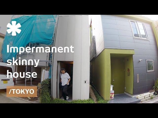 Tokyo's impermanent skinny house made to age well with owners