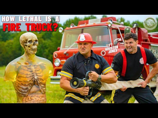 How Lethal Is A Fire Truck ??? (ft. Houston Jones)