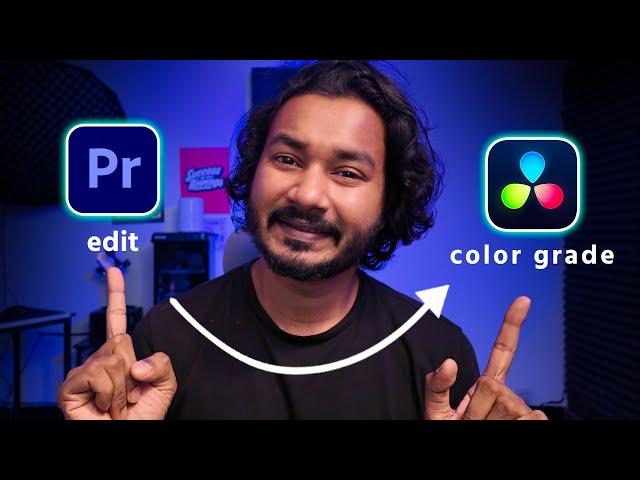 How to Color Grade Premiere Pro Project in DaVince Resolve