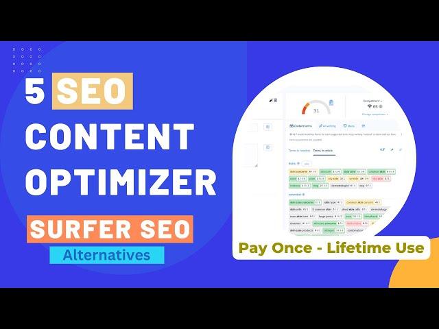 5 Best SEO Content Optimizer Software Lifetime Deals 2023 - Alternatives To Surfer SEO