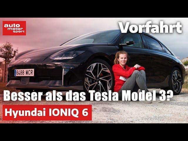 Hyundai Ioniq 6: Besser als das Tesla Model 3? - Fahrbericht (Review) I auto motor und sport