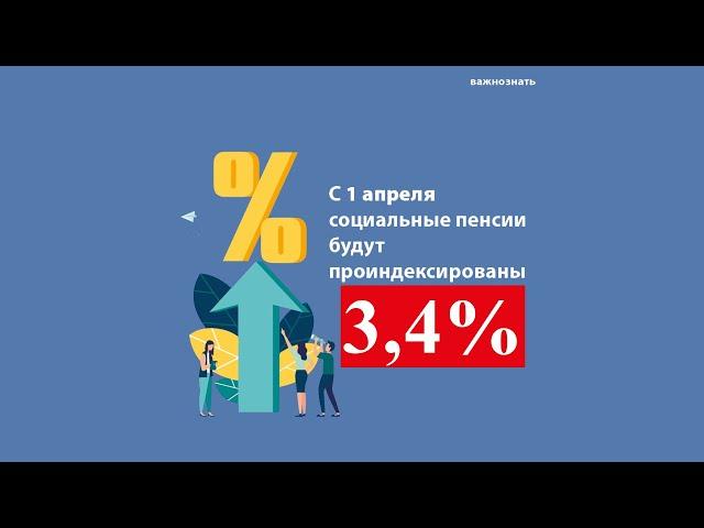 Пенсии с 1 Апреля Проиндексируют на 3,4%