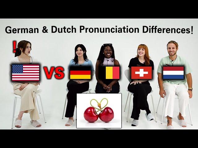 American Was Shocked By Dutch and German Word Differences!! (Germany, Belgium, Swiss, Netherlands)