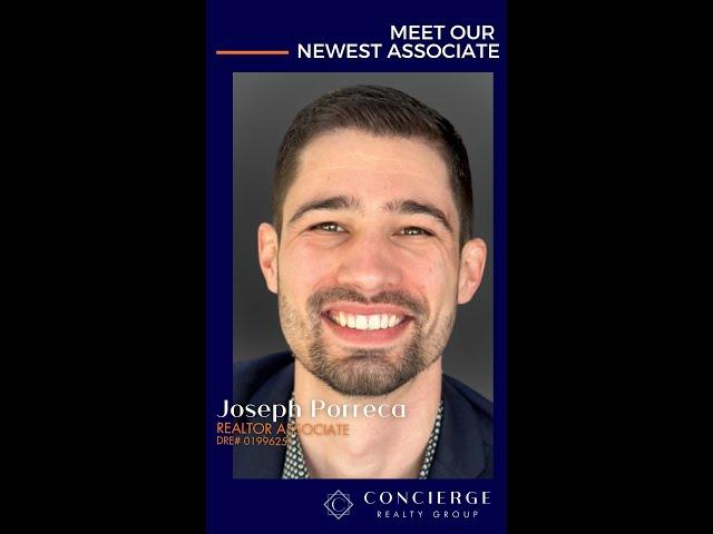 Meet our Newest Associate Joe Porreca!