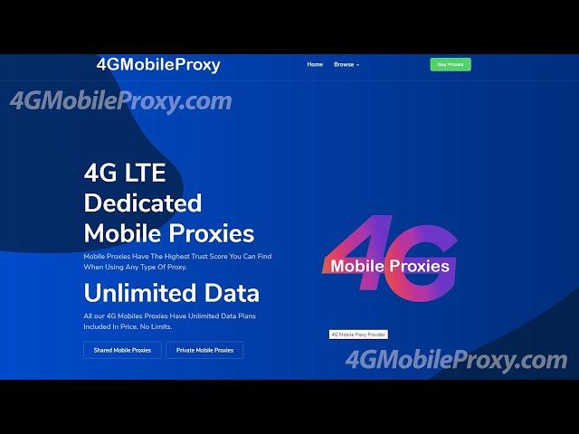 Cheapest 4G UK Mobile Proxies 2022