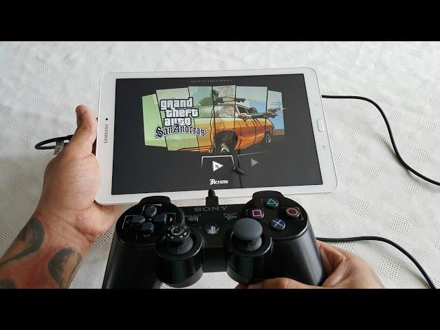 Samsung Galaxy Tab E 9.6 Gaming With PS3/PS4 Controller