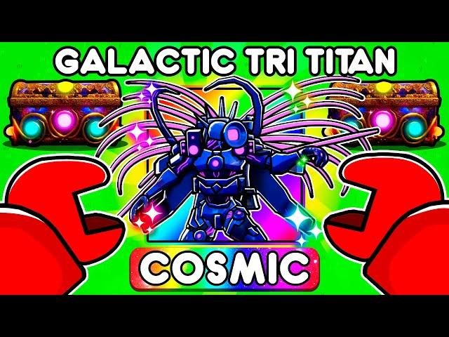 UNLOCKING Galactic Tri-Titan in Skibidi Toilet Tower Defense