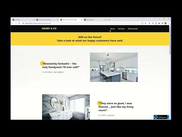 Website Building With Convertri