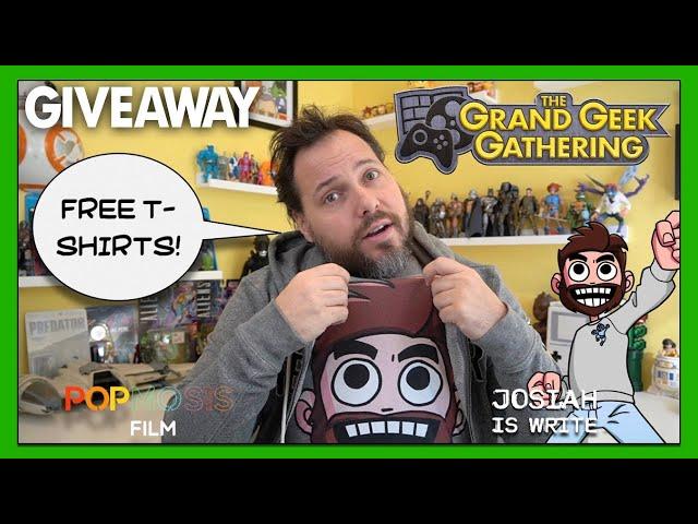 T-Shirt Giveaway! Josiah is Write & Popmosis Film Subscribe to Win! Geek Culture Explained