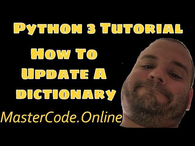 How To Update A Dictionary In Python 3