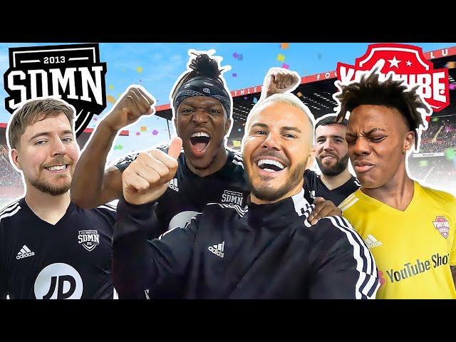 MANAGING SIDEMEN FC Vs YT ALLSTARS | BEHIND THE SCENES  