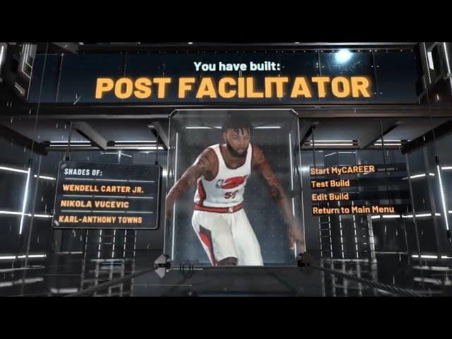 UNSEEN POST FACILITATOR NBA 2K22!! *RARE BUILD*