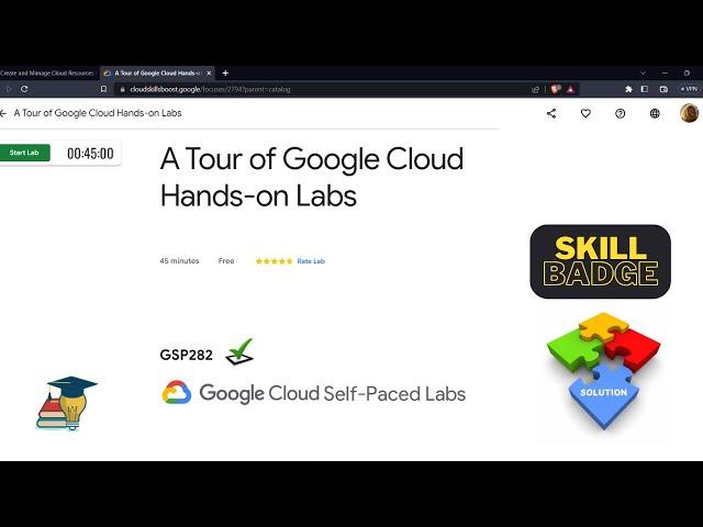 A Tour of Google Cloud Hands-on Lab || [GSP282] || Solution