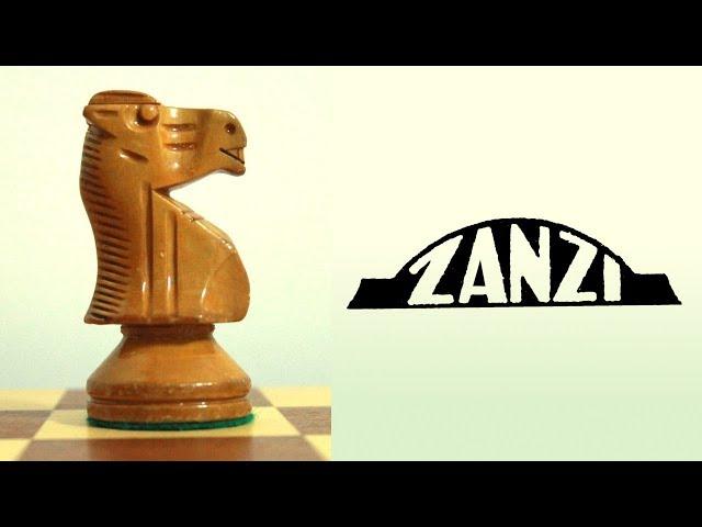 Zanzi Chess Set - Antique Argentine Set