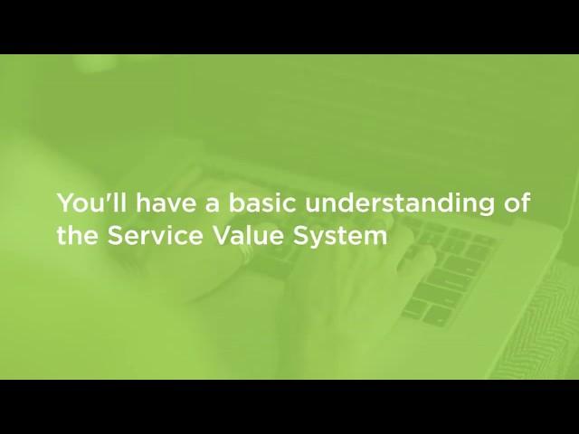 ITIL Skills: ITIL® 4 Foundation: Service Value System Course Preview