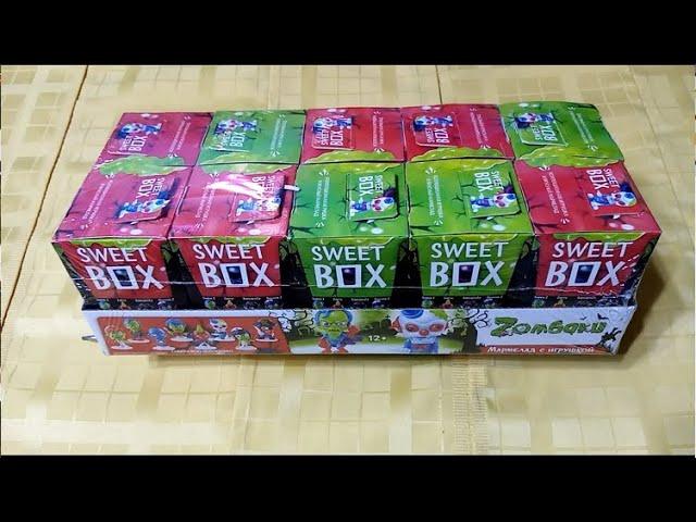 Открываем Свит Боксы Зомбаки №1  Opening Sweet Boxes Zombies №1