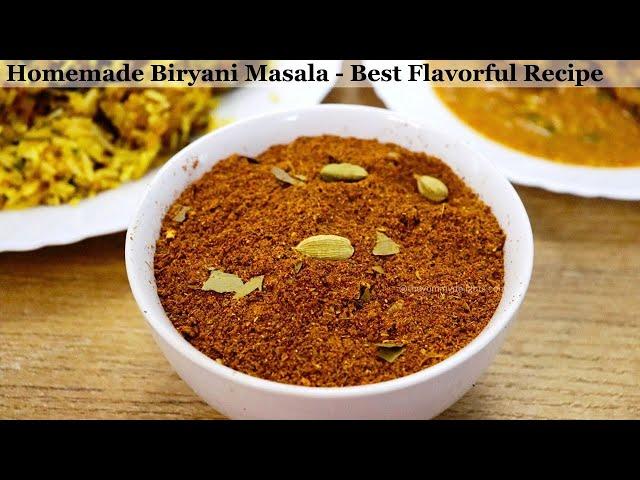 Homemade Biryani Masala Powder | Best Biryani Masala Secret | How To Make Biryani Masala Recipe