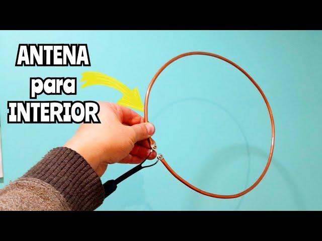 Antena de ARO metálico para INTERIOR, super Efectiva?