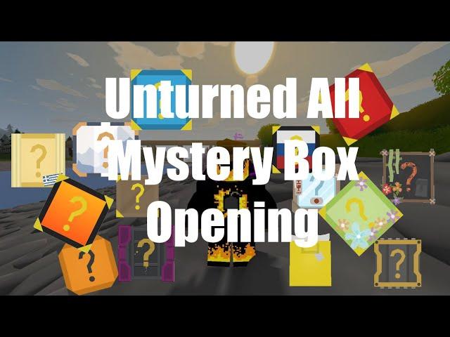 I Open every Mystery box every Workshop Crate and Every Bag In Unturned