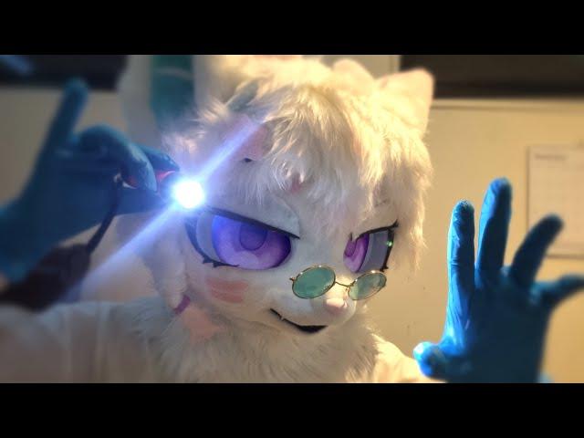 [FURRY ASMR] Yuko Does Cranial Nerve Examination on you