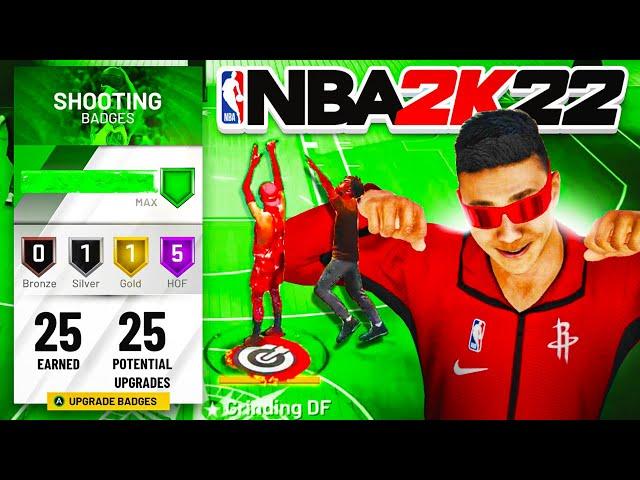 The POWER of MAXED SHOOTING BADGES in NBA 2K22...