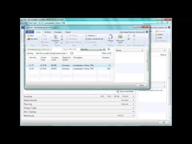 Microsoft Dynamics NAV 2013 Warehouse and Inventory Management / Supply Chain Management Module